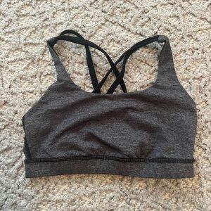 Lululemon Athletica Charcoal Sports Bra